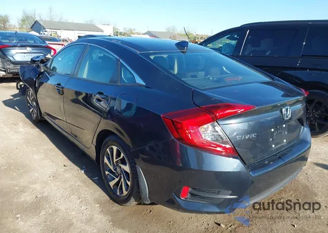 2017 Honda Civic Ex из США, поврежденный, VIN 2HGFC2F75HH568738